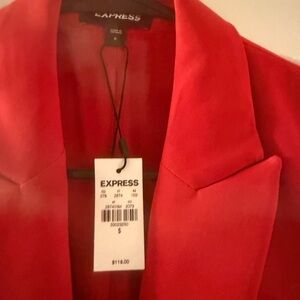 Express Women's Red blazer NWT